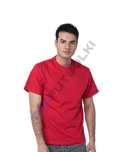 Красная мужская футболка оптом - Красная мужская футболка оптом