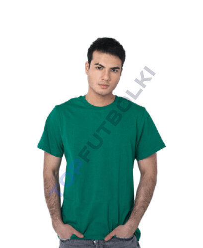 Светло-зелёная мужская футболка с лайкрой