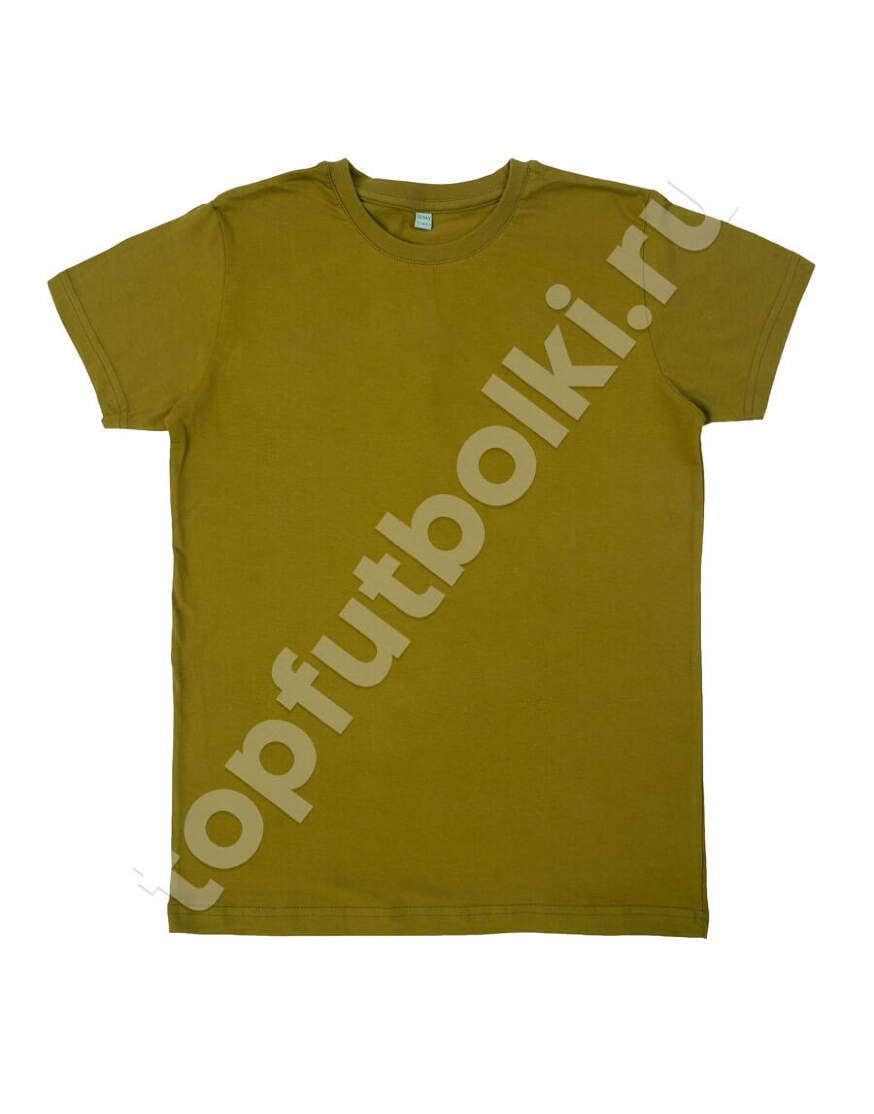 Хаки детская футболка оптом