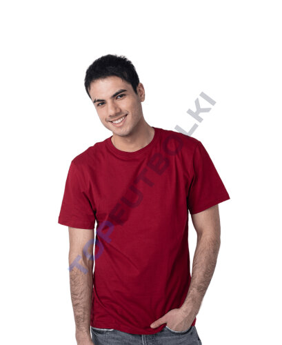 Бордовая рубашка ПОЛО с эластаном мужская оптом - Бордовая рубашка ПОЛО с эластаном мужская оптом