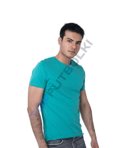 Изумрудная мужская футболка оптом - Изумрудная мужская футболка оптом