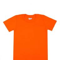 Оранжевая детская футболка оптом