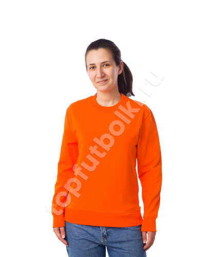 Оранжевый женский свитшот